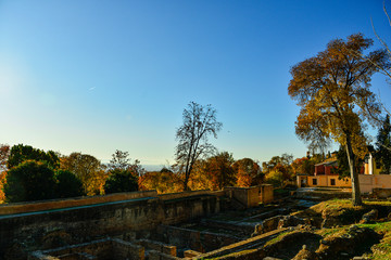 Obraz premium Barracks and a house within Alhambra Palace