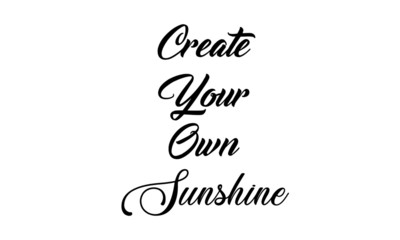 Positive vibes, typography for print
