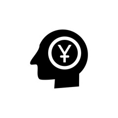 Money icon vector simple design