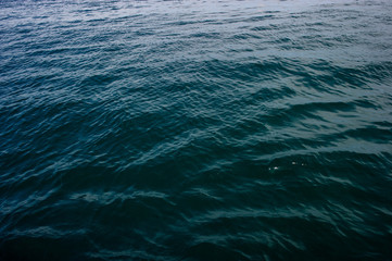 The beautiful sea and the beautiful mountains, the area for tourists to visit the beauty