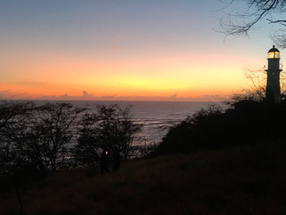 Obraz na płótnie Canvas Honolulu Sunset
