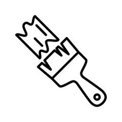Paintbrush icon vector