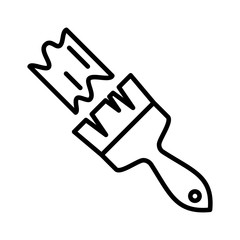 Paintbrush icon vector