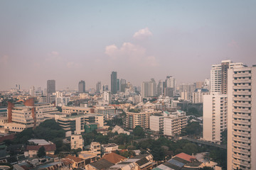 Obraz premium Cityscape view in Bangkok, Thailand
