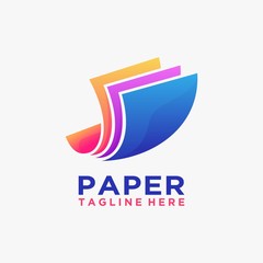 Creative paper logo design