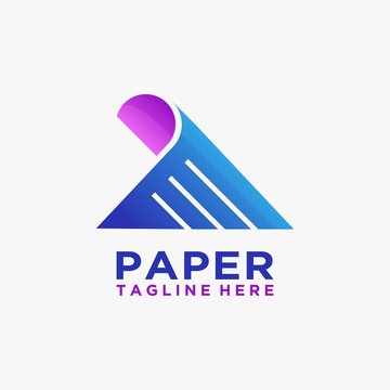 Creative paper logo design