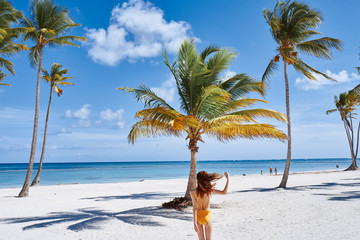 woman on the beach