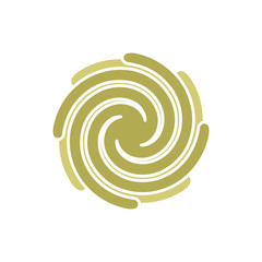 Hay Roll icon in flat style.Vector illustration.