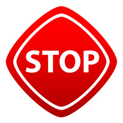 stop road sign