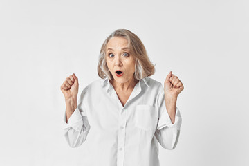 business woman showing ok sign