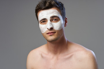 portrait of young woman with makeup