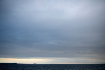gray sky and clouds