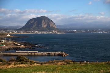 panoramic view of the coast