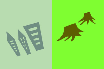 vector illustration of sign