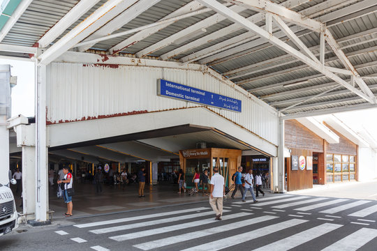 Male MLE Airport Terminal on the Maldives