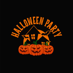 Halloween Party Vector Illustration