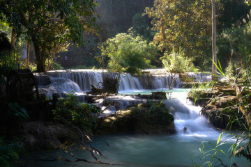 waterfalls in laos