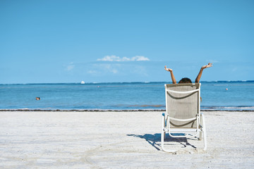 chair on the beach