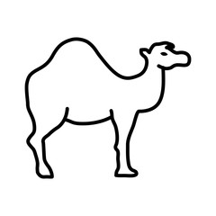 Camel icon vector simple design