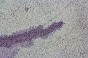 red wine stain macro