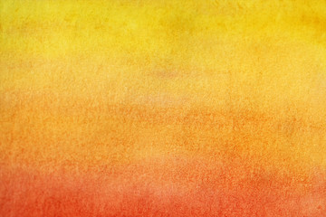 yellow color watercolor, illustration hand painted with brush