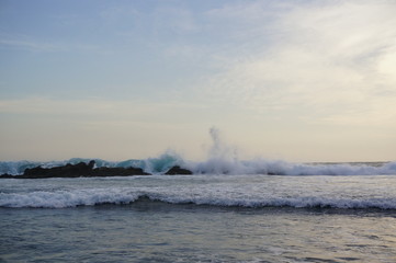 Fototapeta na wymiar sea and waves