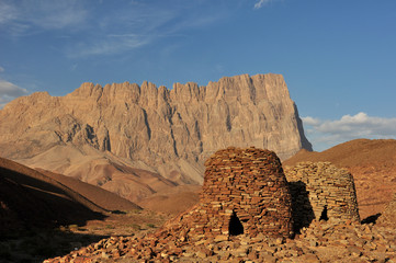 beehive tombs at the UNESCO world heritage site of Al-Ayn in Oman