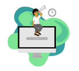 Search Illustration - VectOr based EPS 10 illustration 