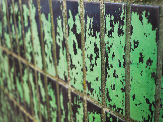 Black-green tile background. large view. Texture for background