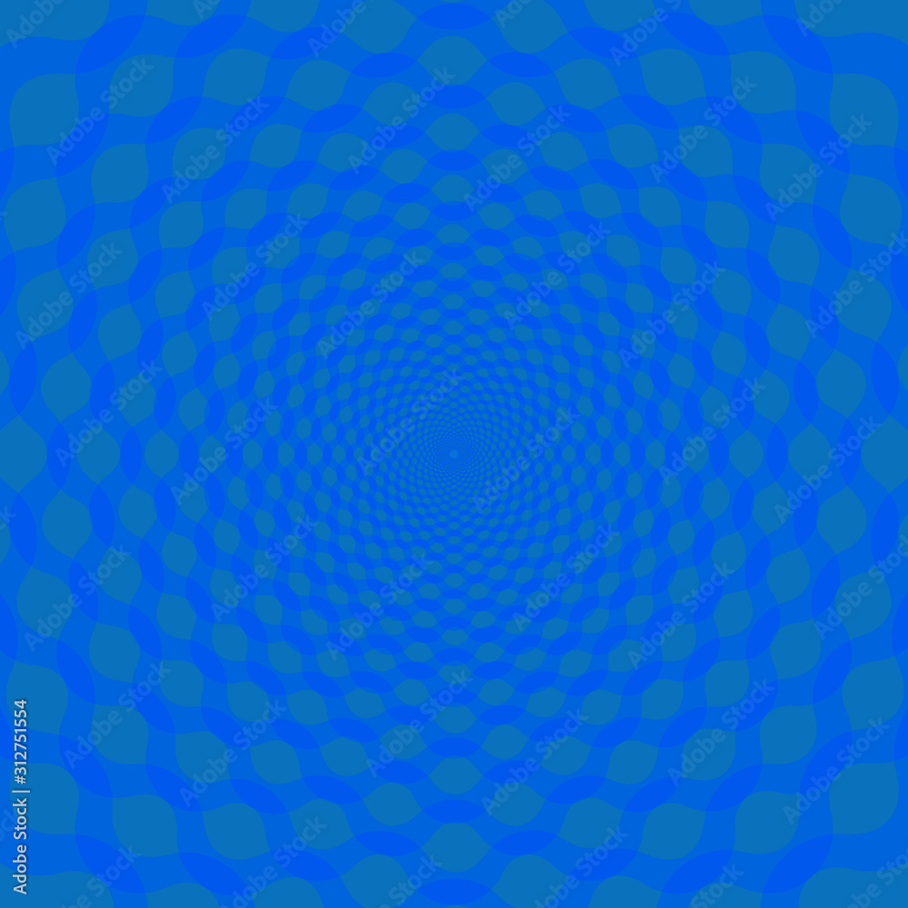 Poster blue color waves abstract background