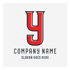 Letter Y logo icon design template elements