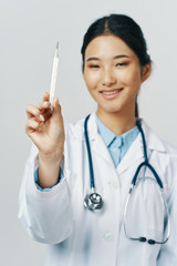 young doctor with syringe