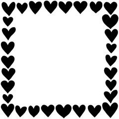 Backgrounds, textures, frames, seamless patterns of watercolor hearts. Hand drawn. Love romance theme for birthday, Valentine's day, greeting card, wedding, wrapping paper