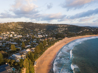 Newport Beach view in the morning. Sydney, Australia.