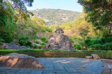 There is a 1000 year old statue of Laozi on Qingyuan mountain in Quanzhou, China.