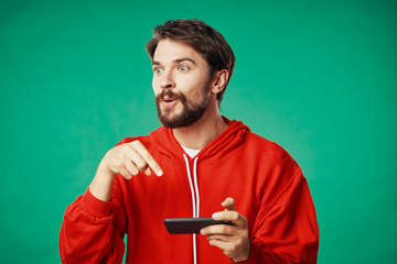 portrait of young man with sword