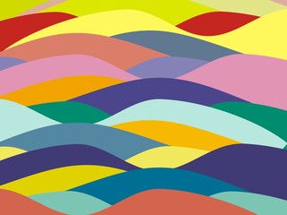 The Amazing of Colorful Art, Abstract Modern Shape Background or Wallpaper