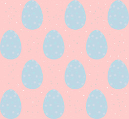 Seamless pattern, backgrounds, textures of colored abstract Easter eggs. Watercolor decorative drawing