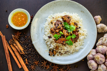 Delicious Thai food prepared by authentic Thai chefs who have strong spicy seasonings from authentic Thai spices.