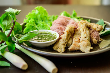 Delicious Thai food prepared by authentic Thai chefs who have strong spicy seasonings from authentic Thai spices.