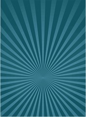 Sunlight vertical background. Blue color burst background.