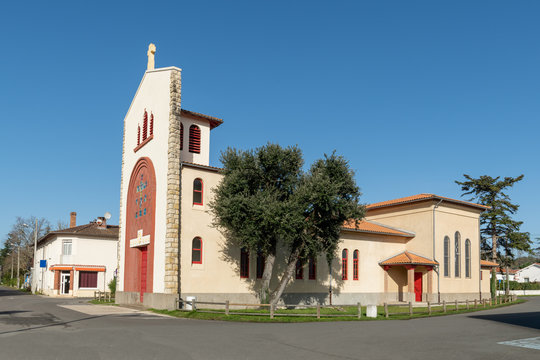 LANTON (Bassin d'Arcachon, France), la chapelle Saint-Louis