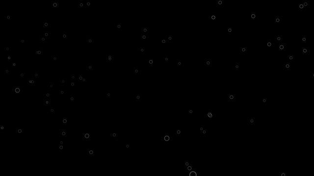 particles that rotate down randomly while rotating