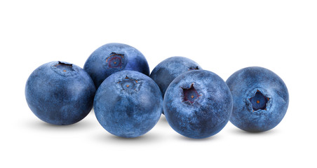 Fresh blueberry  isolated on white background
