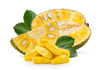 Jackfruit  on white background