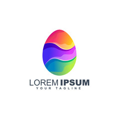 Egg logo design template vector design isolated liquid
