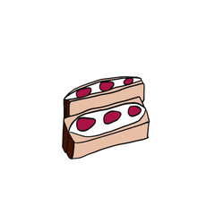 苺サンドイッチ