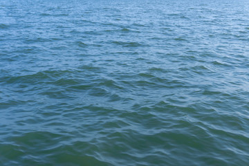 Water ripple surface reflection lake sea in evening day,wave blue sea abstract texture pattern background
