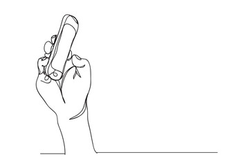 mobile phone, line drawing style,vector design