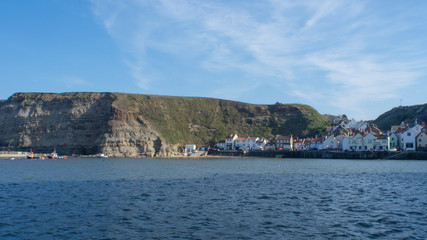 Obraz premium Coastal village of Staithes , yorkshire, England.